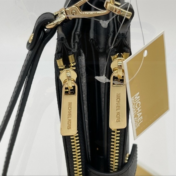 Michael Kors Large Double Zip Wallet Wristlet Leather - Picture 6 of 10